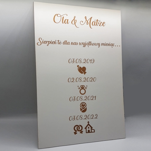 tablica powitalna z historią pary młodej.jpg
