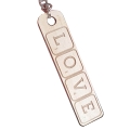 breloczek z napisem love scrabble