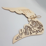 Pamiątka Pierwszej Komunii Świętej ze skrzydłami – dekoracja komunijna