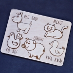 Układanka edukacyjna z wiejskimi zwierzętami – puzzle dla dzieci