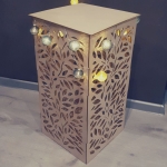 Ażurowa osłona na wazon lub stolik – dekoracyjna osłona stołu