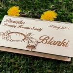 Pudełko komunijne na pieniądze – pamiątka Pierwszej Komunii