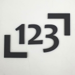  Numeracja pokoi hotelowych w nawiasie – eleganckie oznaczenie drzwi hotelowych