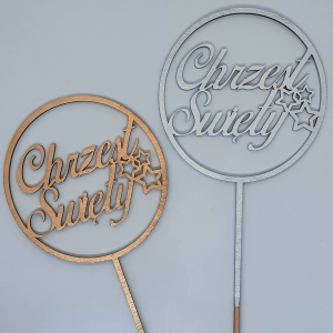 Topper na tort na Chrzest Święty – dekoracja tortu