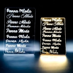 Próbnik czcionek i materiałów – zestaw 3 próbek graweru