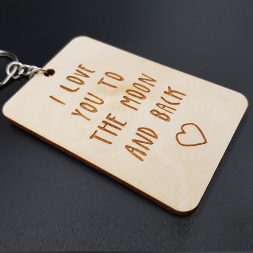 zawieszka love me to the moon and back