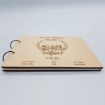 Duży drewniany album na wieczór panieński – księga pamiątkowa