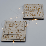 Układanki edukacyjne dla 2-latka – drewniane puzzle dla dzieci