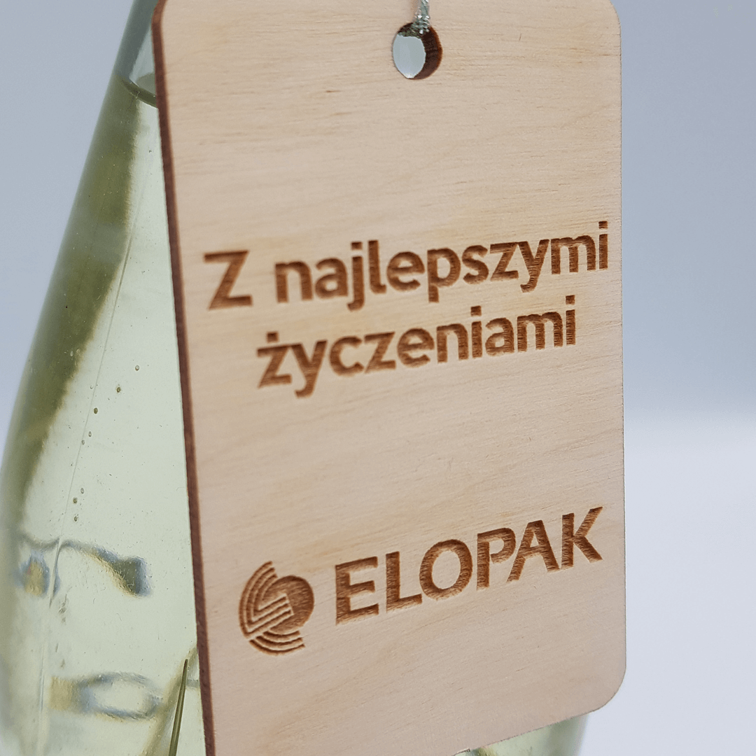 etykieta na butelkę