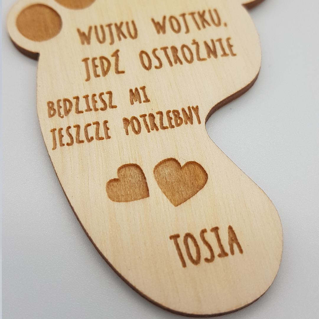 zawieszka jedź ostrożnie