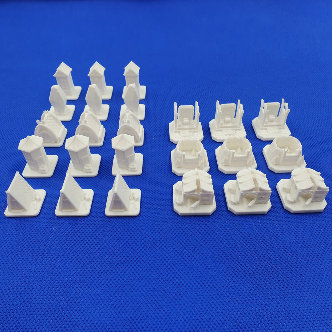 komplet budynków 3D do gry Northgard