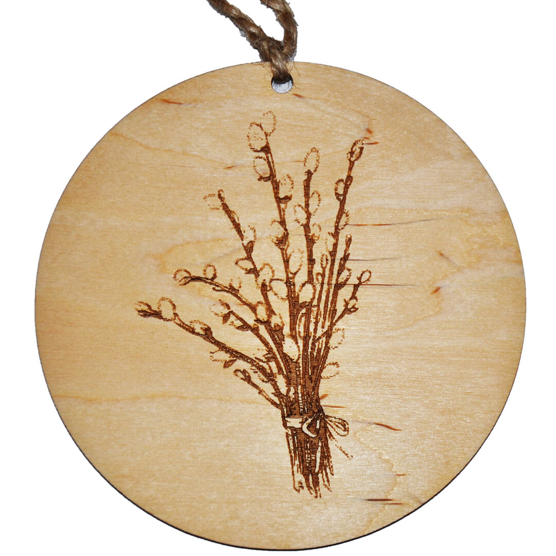 Wielkanocna ozdoba z drewna