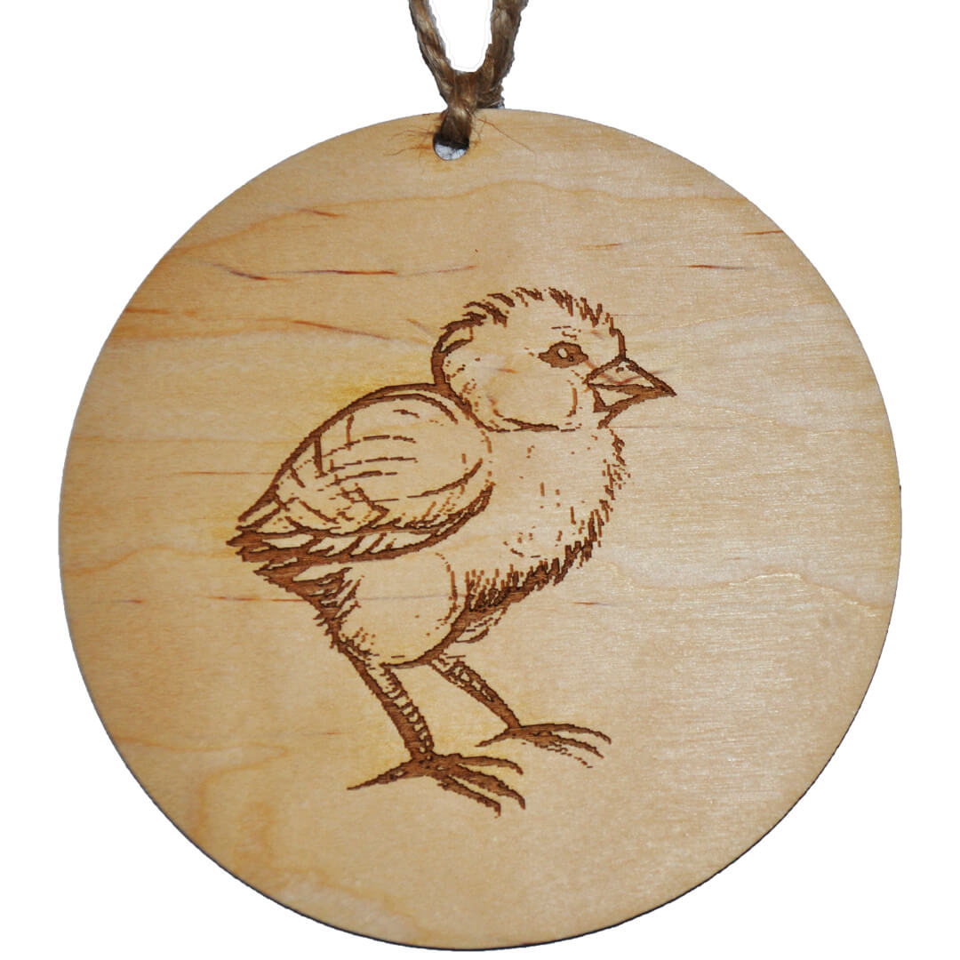 Wielkanocna ozdoba z drewna