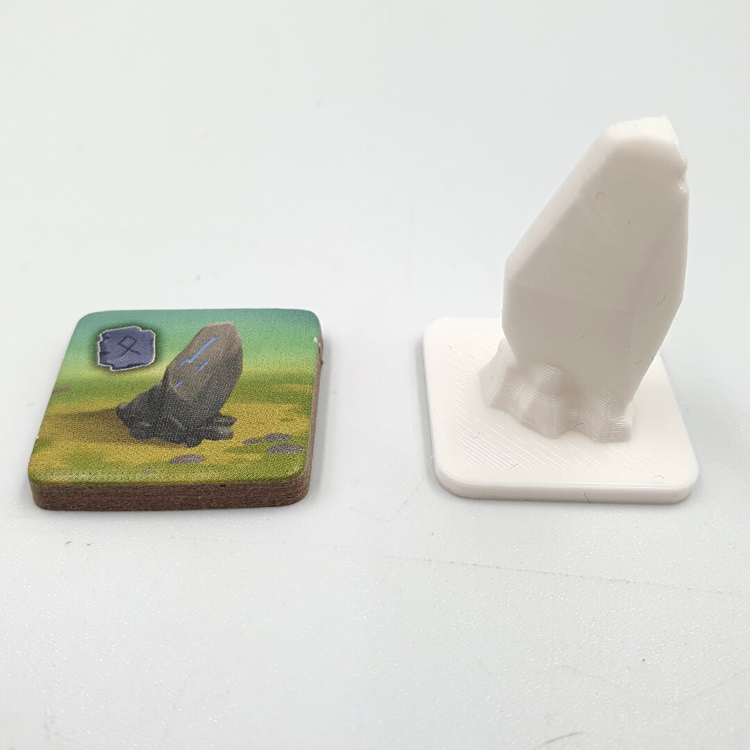 menhir 3D do gry planszowej Northgard