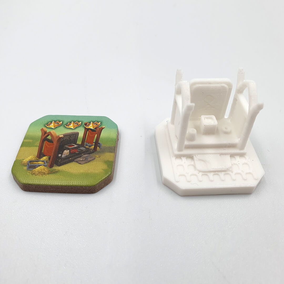 ołtarz królów 3D do gry planszowej Northgard