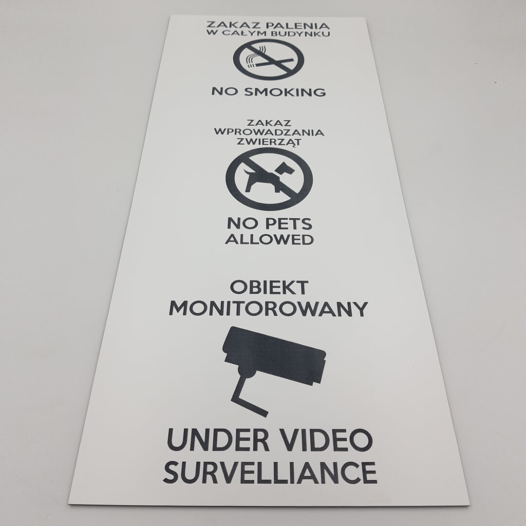 oznaczenia informacyjne do budynków