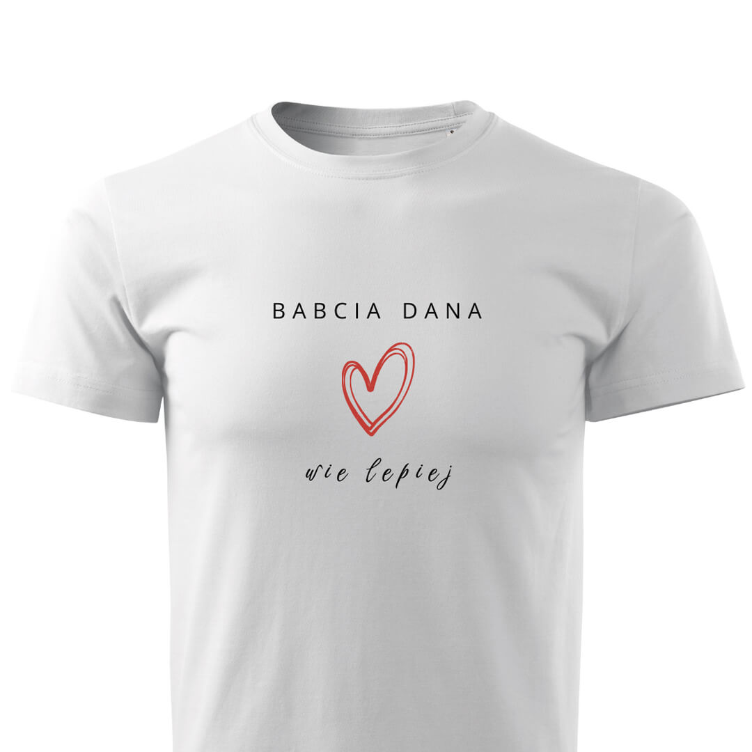 personalizowana koszulka na dzień babci