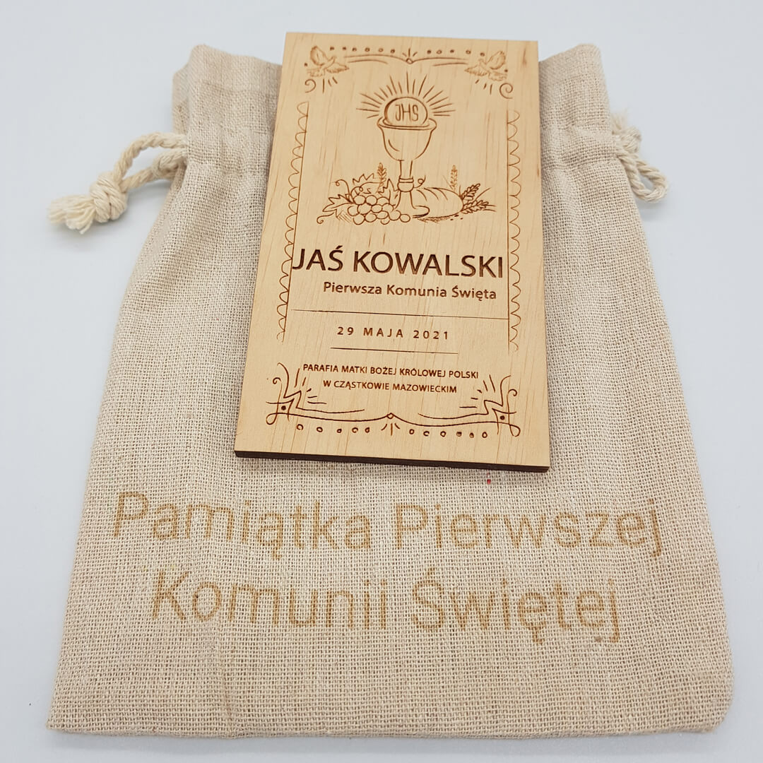 pamiątka pierwszej komunii świętej ręcznie robiona