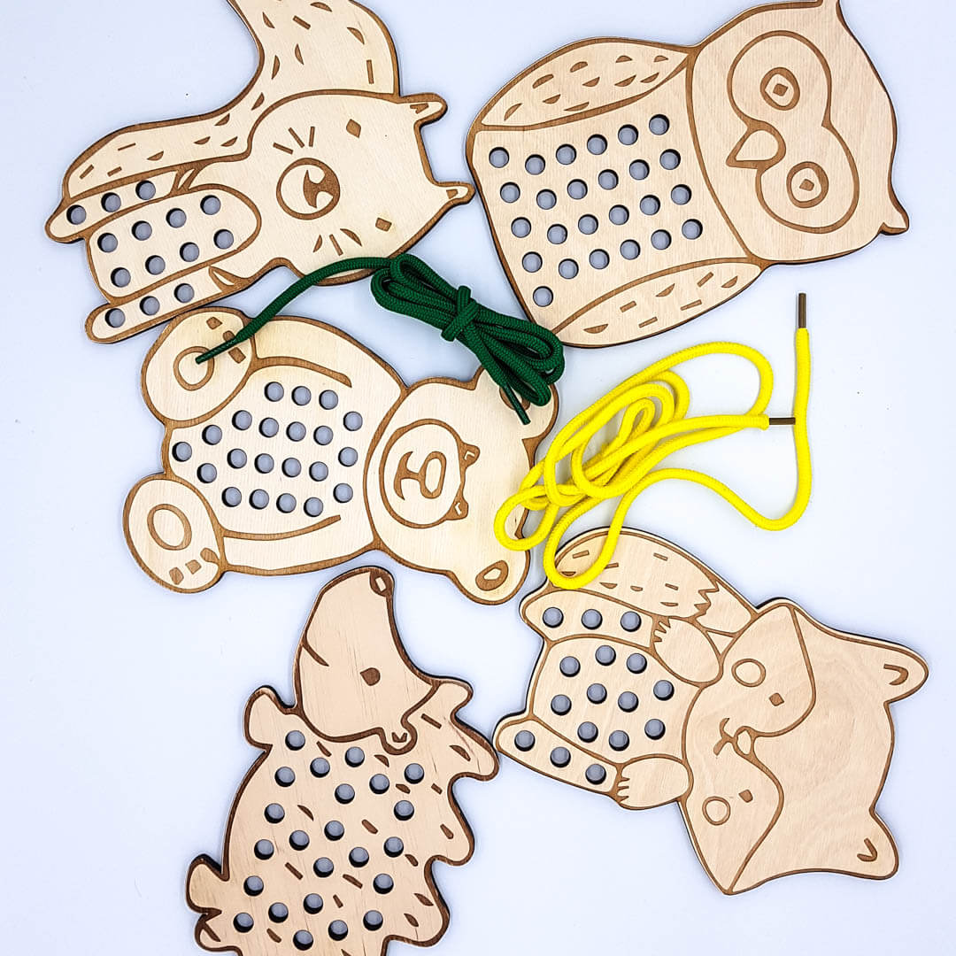 drewniane przeplatanki dla dzieci