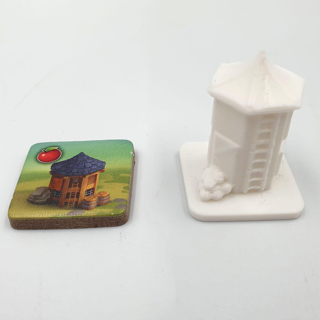 spichlerz 3D do gry planszowej Northgard