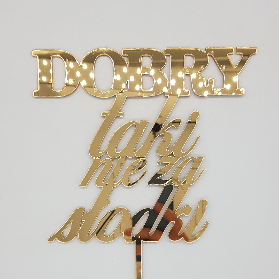 topper dobry taki nie za słodki