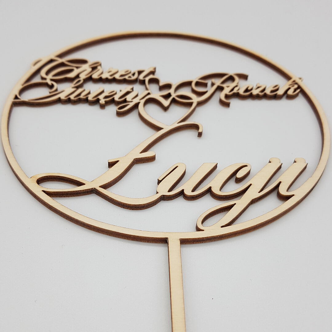 topper na tort chrzest święty i roczek