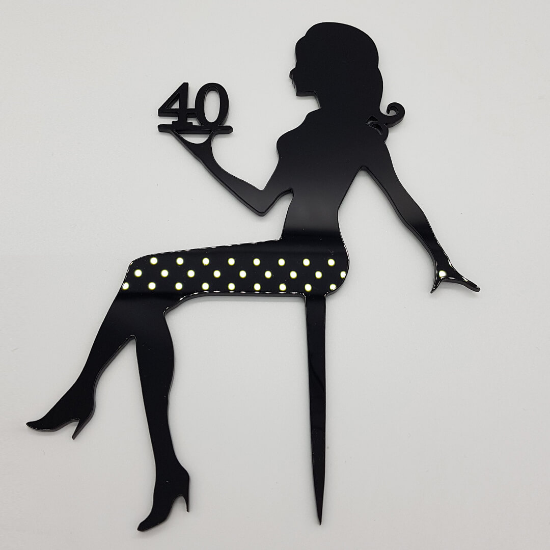 topper na tort dla kobiety