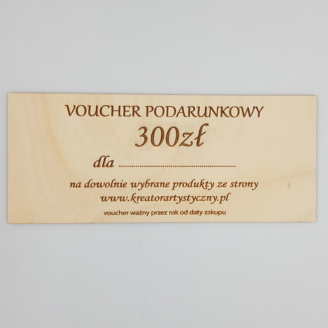 voucher 300zł na personalizowane prezenty
