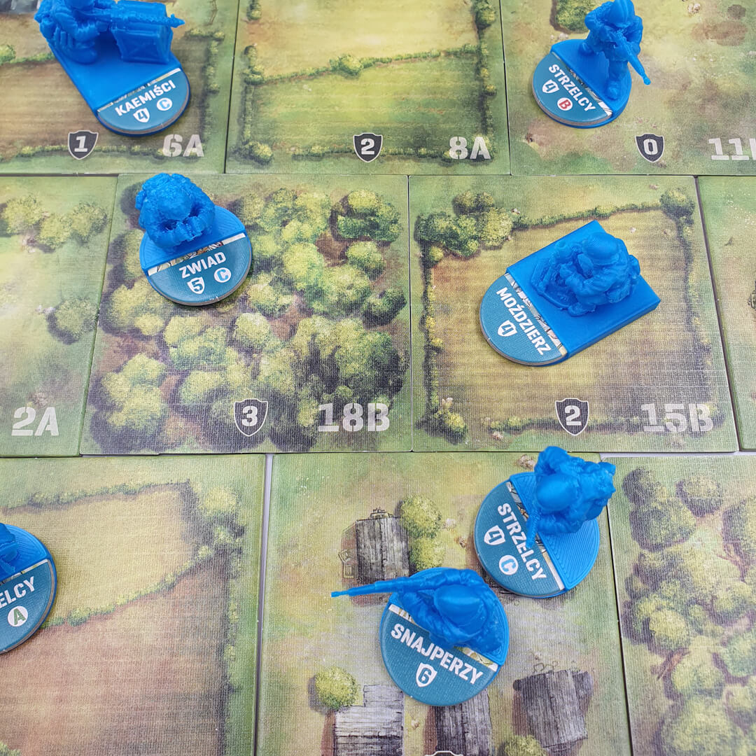 wydruki 3D do gry nieustraszeni normandia