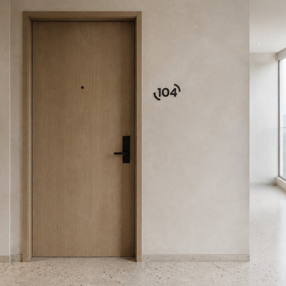 zastosowanie numeracji we wnętrzu