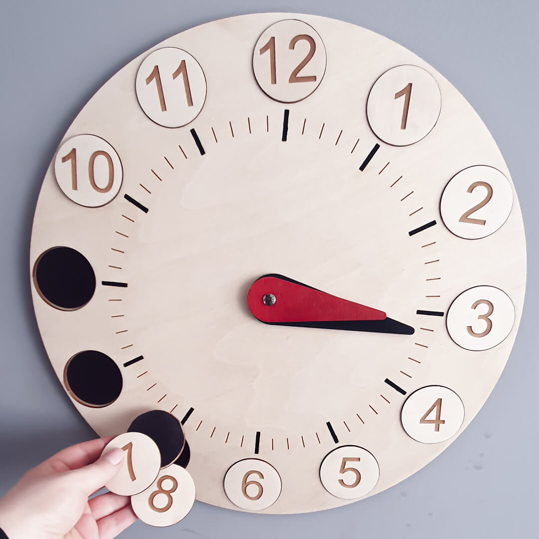 zegar do nauki godzin